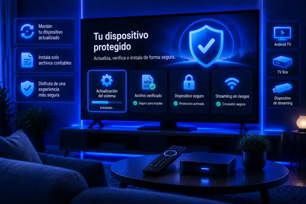 TV Android TV y TV Box protegidos al usar Xuper TV APK con archivos confiables